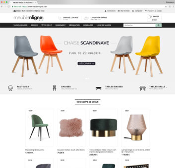 Site e commerce à vendre dropshipping meuble
