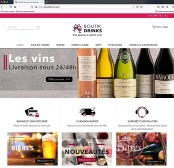 Vente site dropshipping Vins et spiritueux